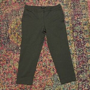 White House Black Market Gray Straight Leg Pants